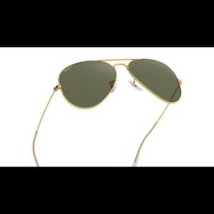 Ray Ban original gold frame black aviators